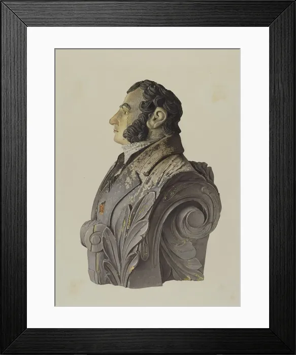 Framed Print : Figurehead, c. 1939. Creator: George Constantine;Constantine, George Framed Print : Figurehead, c. 1939. Creator: George Constantine;Constantine, George