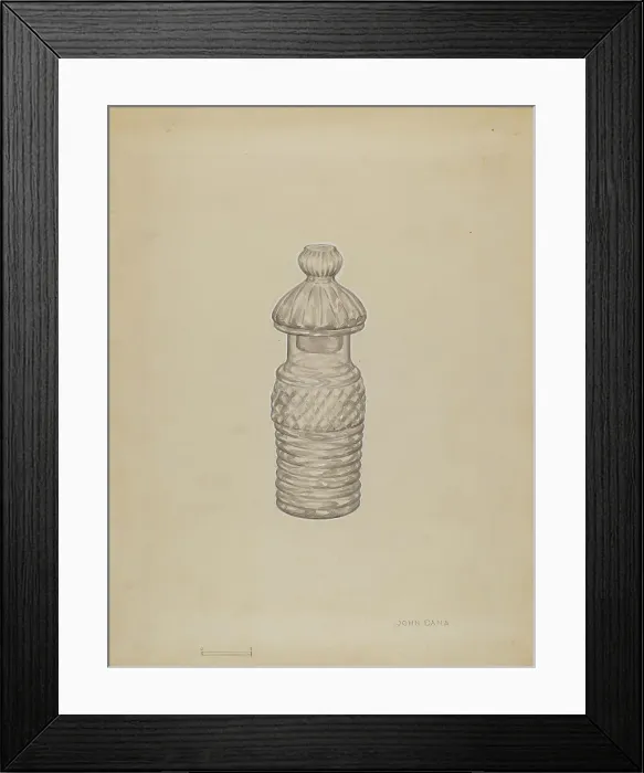 Framed Print : Mustard Pot, c. 1936. Creator: John Dana Framed Print : Mustard Pot, c. 1936. Creator: John Dana