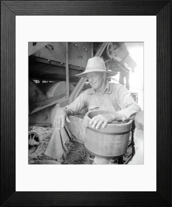 Framed Print : American farmer near Durham, North Carolina, 1936. Creator: Dorothea Lange Framed Print : American farmer near Durham, North Carolina, 1936. Creator: Dorothea Lange