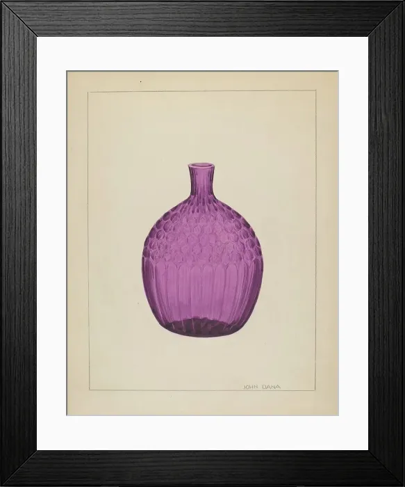 Framed Print : Flask, c. 1936. Creator: John Dana Framed Print : Flask, c. 1936. Creator: John Dana