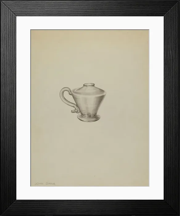 Framed Print : Spark Lamp, c. 1938. Creator: John Dana Framed Print : Spark Lamp, c. 1938. Creator: John Dana