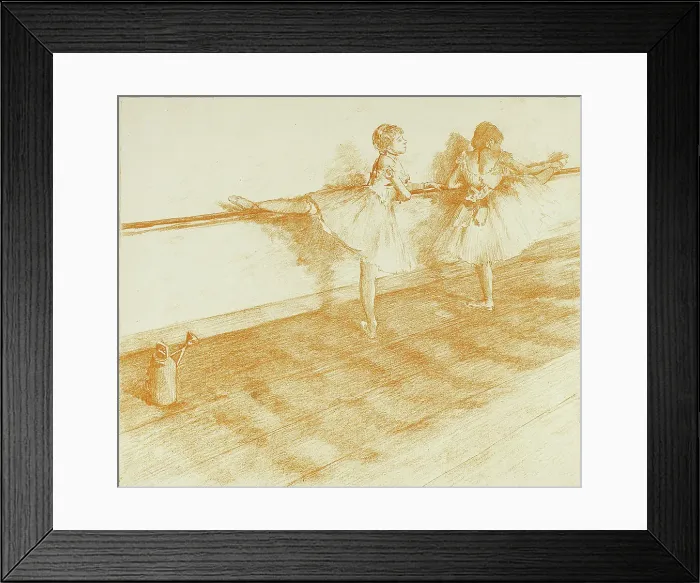 Framed Print : Dancers at the Bar, 1889–90. Creator: Georges William Thornley Framed Print : Dancers at the Bar, 1889–90. Creator: Georges William Thornley