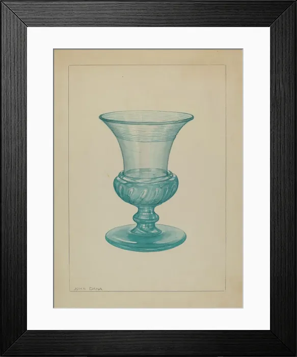 Framed Print : Vase, c. 1937. Creator: John Dana Framed Print : Vase, c. 1937. Creator: John Dana