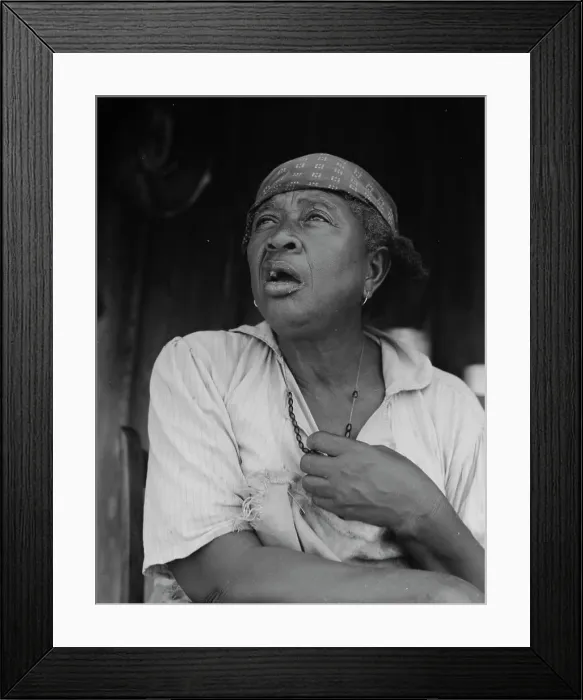 Framed Print : Fifty-seven year old sharecropper woman, Hinds County, Mississippi, 1937. Creator: Dorothea Lange Framed Print : Fifty-seven year old sharecropper woman, Hinds County, Mississippi, 1937. Creator: Dorothea Lange
