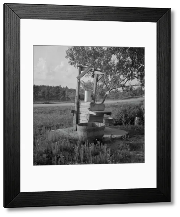Framed Print : Water supply near Hartwell, Georgia, 1937. Creator: Dorothea Lange Framed Print : Water supply near Hartwell, Georgia, 1937. Creator: Dorothea Lange