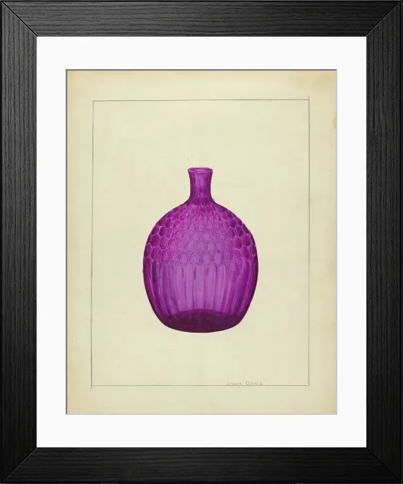 Framed Print : Flask, c. 1940. Creator: John Dana Framed Print : Flask, c. 1940. Creator: John Dana