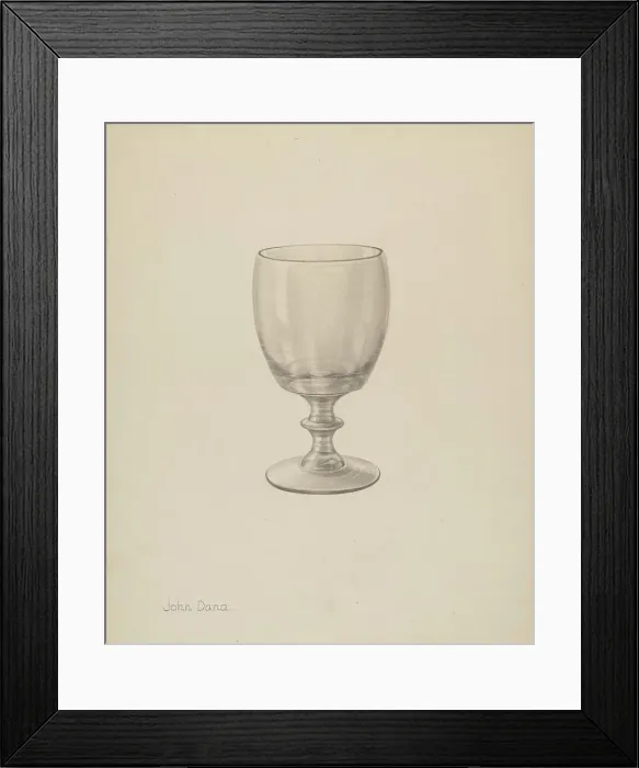 Framed Print : Goblet, c. 1940. Creator: John Dana Framed Print : Goblet, c. 1940. Creator: John Dana