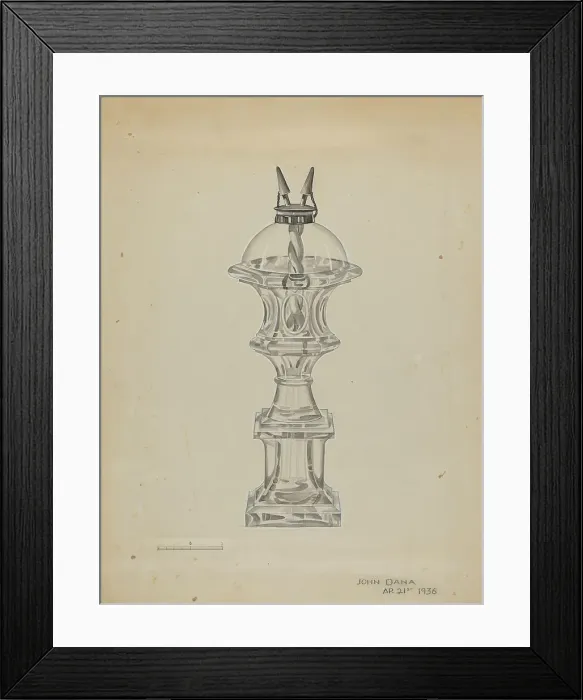 Framed Print : Lamp, 1936. Creator: John Dana Framed Print : Lamp, 1936. Creator: John Dana