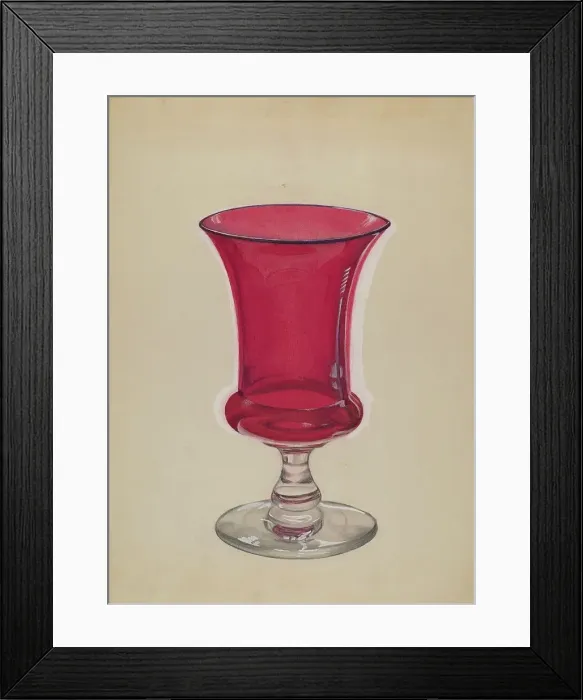 Framed Print : Glass, 1935 / 1942. Creator: John Dana Framed Print : Glass, 1935 / 1942. Creator: John Dana