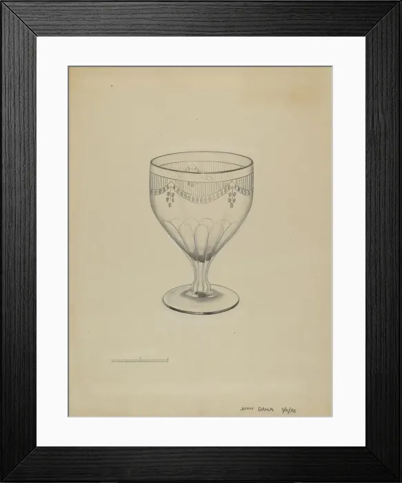Framed Print : Glass, 1936. Creator: John Dana Framed Print : Glass, 1936. Creator: John Dana