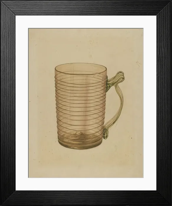 Framed Print : Mug, 1935 / 1942. Creator: John Dana Framed Print : Mug, 1935 / 1942. Creator: John Dana