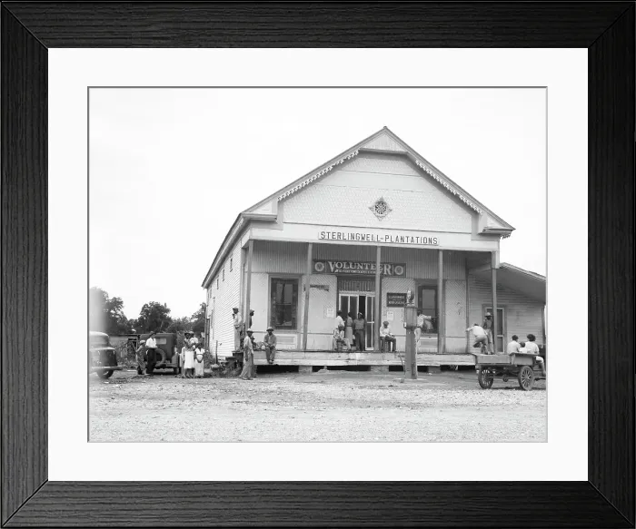 Framed Print : A plantation store near Clarksville, Mississippi, 1936. Creator: Dorothea Lange Framed Print : A plantation store near Clarksville, Mississippi, 1936. Creator: Dorothea Lange