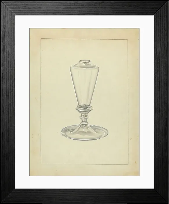 Framed Print : Sperm Oil Lamp, c. 1940. Creator: John Dana Framed Print : Sperm Oil Lamp, c. 1940. Creator: John Dana