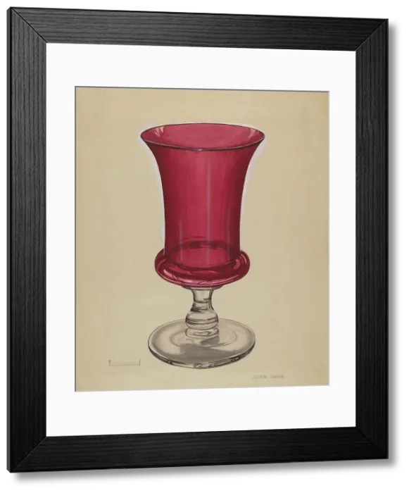 Framed Print : Vase, c. 1936. Creator: John Dana Framed Print : Vase, c. 1936. Creator: John Dana