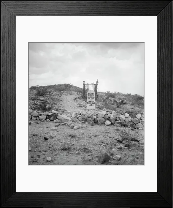 Framed Print : Sign near Tombstone, Boot Hill graveyard, Arizona, 1937. Creator: Dorothea Lange Framed Print : Sign near Tombstone, Boot Hill graveyard, Arizona, 1937. Creator: Dorothea Lange