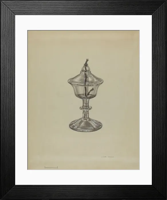 Framed Print : Spark Lamp, c. 1936. Creator: John Dana Framed Print : Spark Lamp, c. 1936. Creator: John Dana