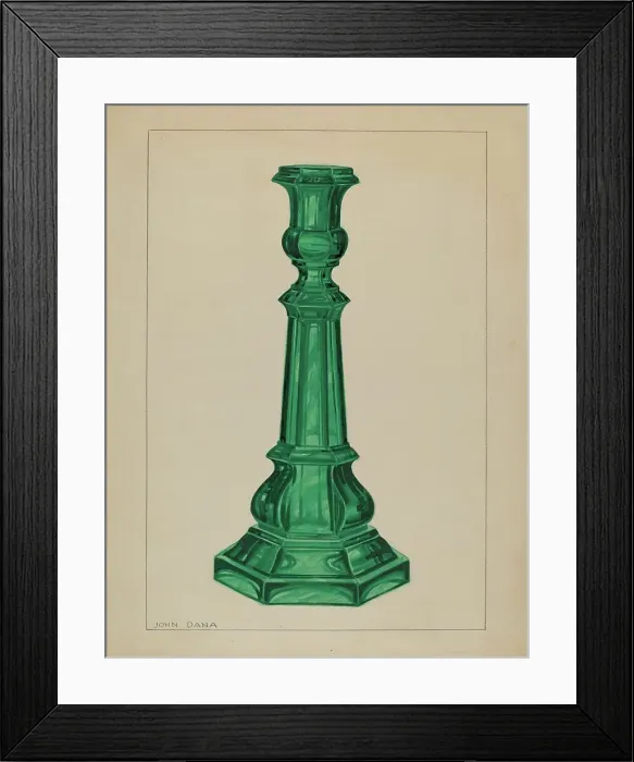 Framed Print : Candlestick, c. 1937. Creator: John Dana Framed Print : Candlestick, c. 1937. Creator: John Dana