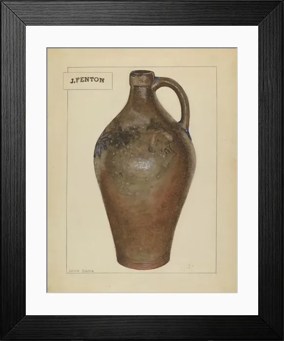 Framed Print : Jug, 1935 / 1942. Creator: John Dana Framed Print : Jug, 1935 / 1942. Creator: John Dana