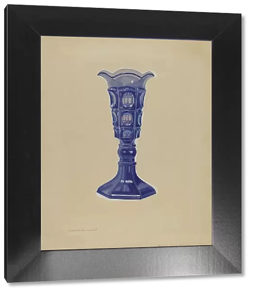 Vase, c. 1940. Creator: John Dana