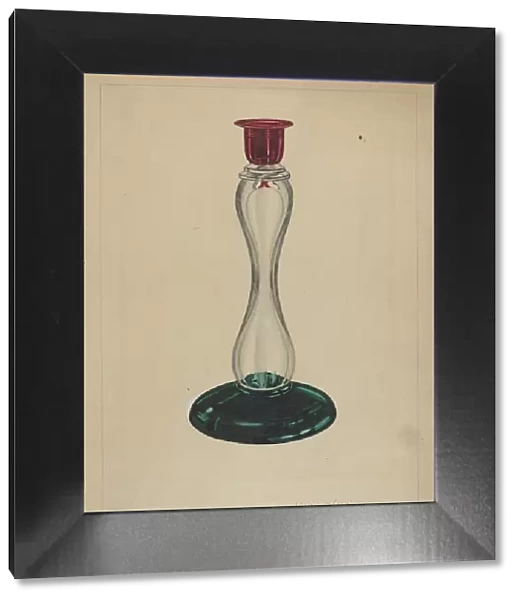Candlestick, c. 1937. Creator: John Dana