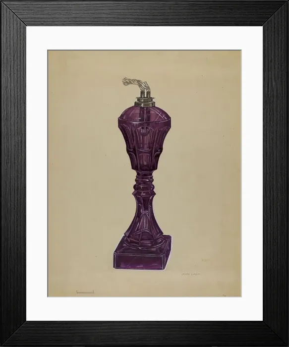 Framed Print : Lamp, c. 1936. Creator: John Dana Framed Print : Lamp, c. 1936. Creator: John Dana