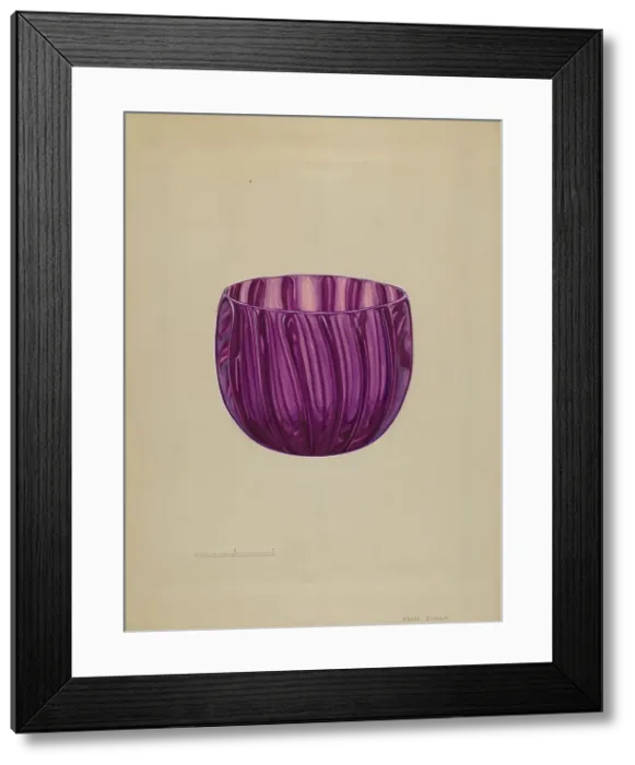 Framed Print : Finger Bowl, c. 1936. Creator: John Dana Framed Print : Finger Bowl, c. 1936. Creator: John Dana
