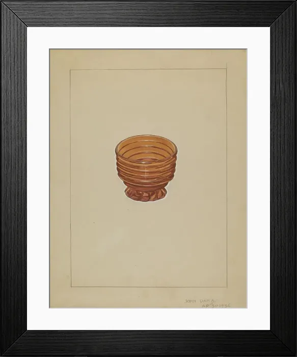 Framed Print : Salt Cellar, 1936. Creator: John Dana Framed Print : Salt Cellar, 1936. Creator: John Dana
