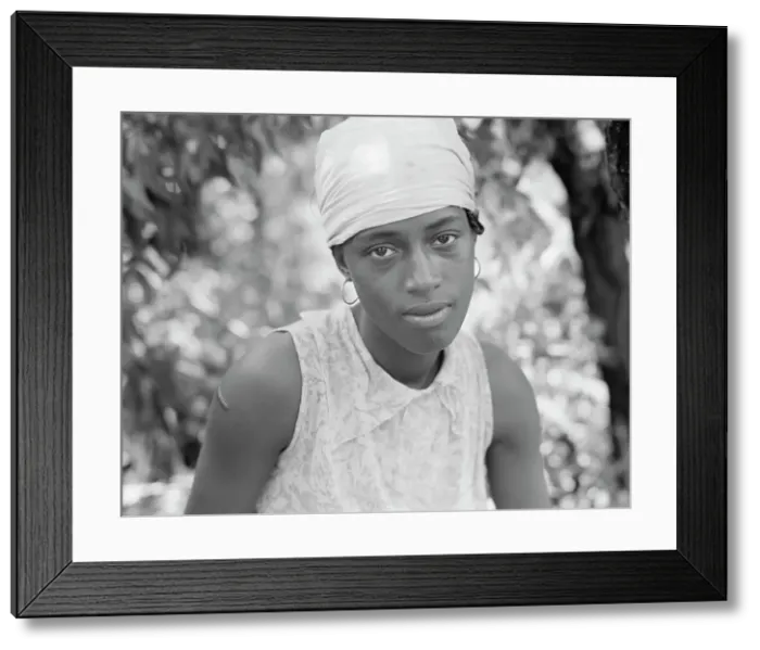 Framed Print : Cotton hoer near Clarksdale, Mississippi, 1937. Creator: Dorothea Lange Framed Print : Cotton hoer near Clarksdale, Mississippi, 1937. Creator: Dorothea Lange