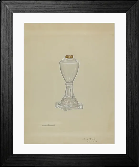 Framed Print : Lamp, 1936. Creator: John Dana Framed Print : Lamp, 1936. Creator: John Dana