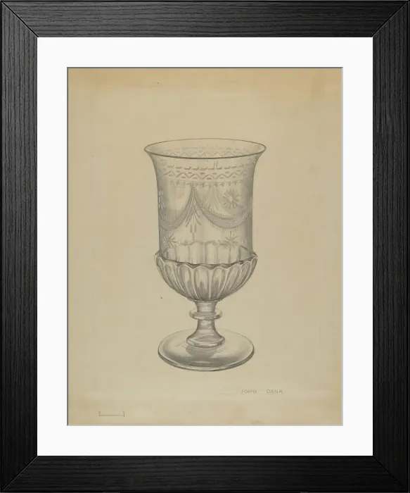 Framed Print : Vase, c. 1936. Creator: John Dana Framed Print : Vase, c. 1936. Creator: John Dana