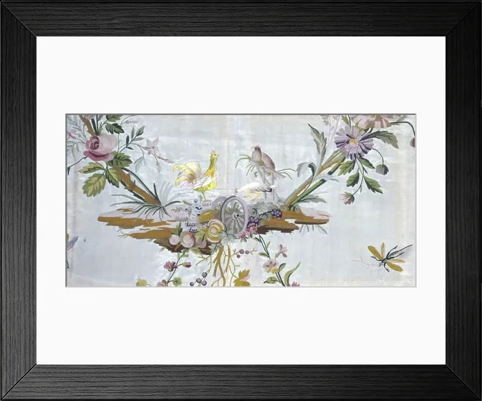 Framed Print : Fragment, France, 1775 / 80. Creator: Unknown Framed Print : Fragment, France, 1775 / 80. Creator: Unknown