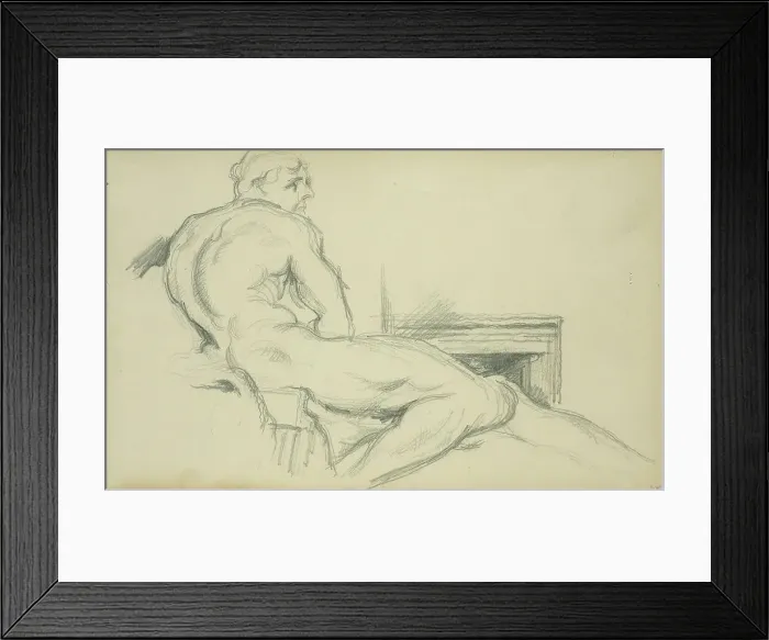 Framed Print : Hercules Resting, 1897. Creator: Paul Cezanne Framed Print : Hercules Resting, 1897. Creator: Paul Cezanne