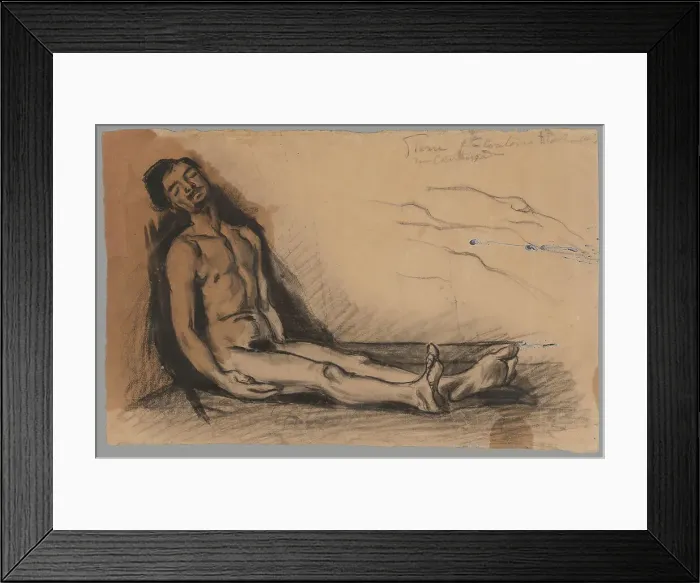 Framed Print : Study for L'Autopsie, 1867 / 69. Creator: Paul Cezanne Framed Print : Study for L'Autopsie, 1867 / 69. Creator: Paul Cezanne