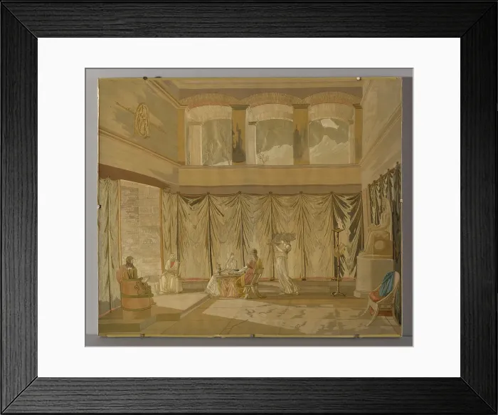 Framed Print : L'Hiver (Winter), France, Early 19th century. Creator: Claude Pierre Etienne Camille Pernon Framed Print : L'Hiver (Winter), France, Early 19th century. Creator: Claude Pierre Etienne Camille Pernon