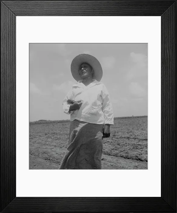 Framed Print : Wife of a Mexican sharecropper near Bryan, Texas, 1938. Creator: Dorothea Lange Framed Print : Wife of a Mexican sharecropper near Bryan, Texas, 1938. Creator: Dorothea Lange