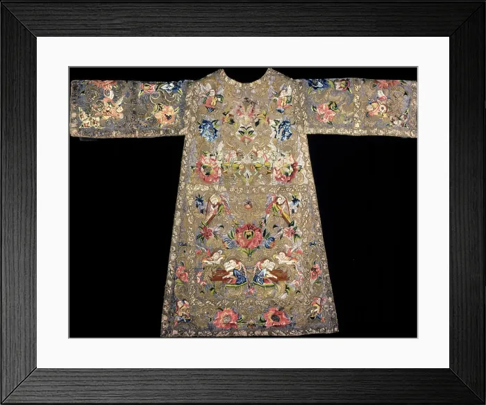 Framed Print : Dalmatic and Humeral Veil, Bayern, 1675 / 1725. Creator: Unknown Framed Print : Dalmatic and Humeral Veil, Bayern, 1675 / 1725. Creator: Unknown