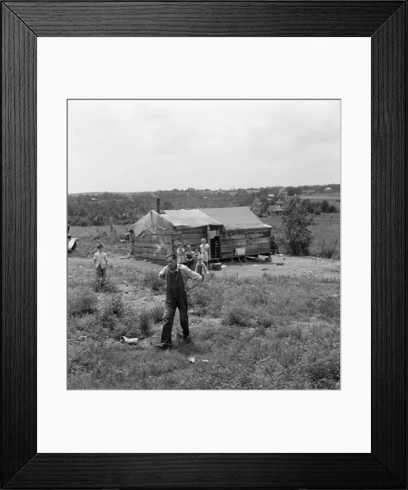 Framed Print : Home on Scratch Hill, outside Atoka, Oklahoma, 1938. Creator: Dorothea Lange. Home on Scratch Hill, outside Atoka, Oklahoma, 1938. Creator: Dorothea Lange Framed Print : Home on Scratch Hill, outside Atoka, Oklahoma, 1938. Creator: Dorothea Lange. Home on Scratch Hill, outside Atoka, Oklahoma, 1938. Creator: Dorothea Lange