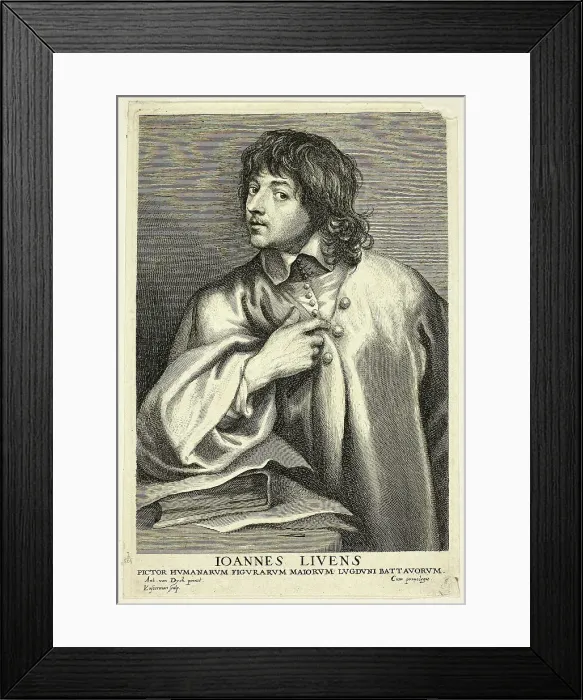 Framed Print : Jan Lievens, 1630 / 45. Creator: Lucas Vorsterman Framed Print : Jan Lievens, 1630 / 45. Creator: Lucas Vorsterman