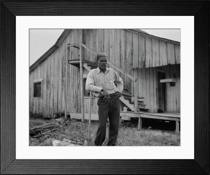 Framed Print : Cotton worker in Sunday clothes, near Blytheville, Arkansas, 1937. Creator: Dorothea Lange Framed Print : Cotton worker in Sunday clothes, near Blytheville, Arkansas, 1937. Creator: Dorothea Lange