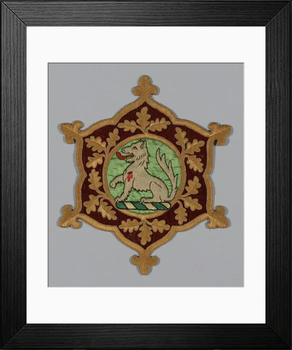 Framed Print : Myddelton Biddulph Armorial Medallion, Wales, c. 1846. Creator: AWN Pugin Framed Print : Myddelton Biddulph Armorial Medallion, Wales, c. 1846. Creator: AWN Pugin