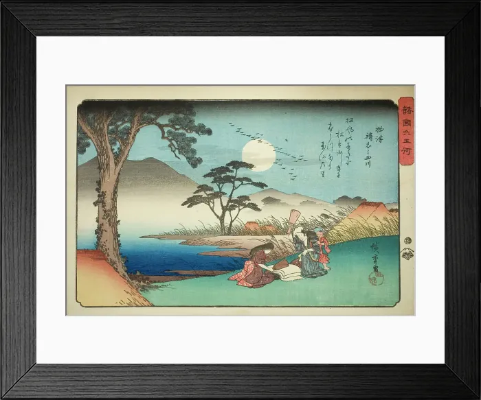 Framed Print : The Kinuta Jewel River in Settsu Province (Settsu Kinuta no Tamagawa), from the serie... c. 1835 / 37 Creator: Ando Hiroshige Framed Print : The Kinuta Jewel River in Settsu Province (Settsu Kinuta no Tamagawa), from the serie... c. 1835 / 37 Creator: Ando Hiroshige
