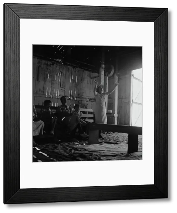 Framed Print : Victory through Christ Society holding its Sunday Morning Revival... Dos Palos, California, 1938. Creator: Dorothea Lange Framed Print : Victory through Christ Society holding its Sunday Morning Revival... Dos Palos, California, 1938. Creator: Dorothea Lange