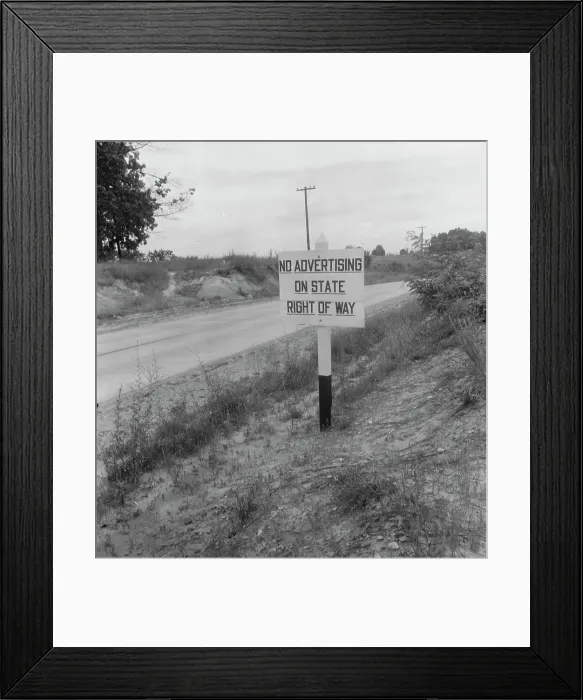 Framed Print : Tennessee highway sign, Cannon County, Tennessee, 1938. Creator: Dorothea Lange Framed Print : Tennessee highway sign, Cannon County, Tennessee, 1938. Creator: Dorothea Lange