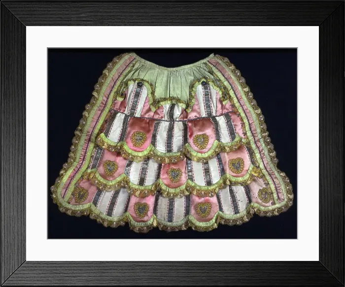Framed Print : Apron, Germany, 1775 / 1825. Creator: Unknown