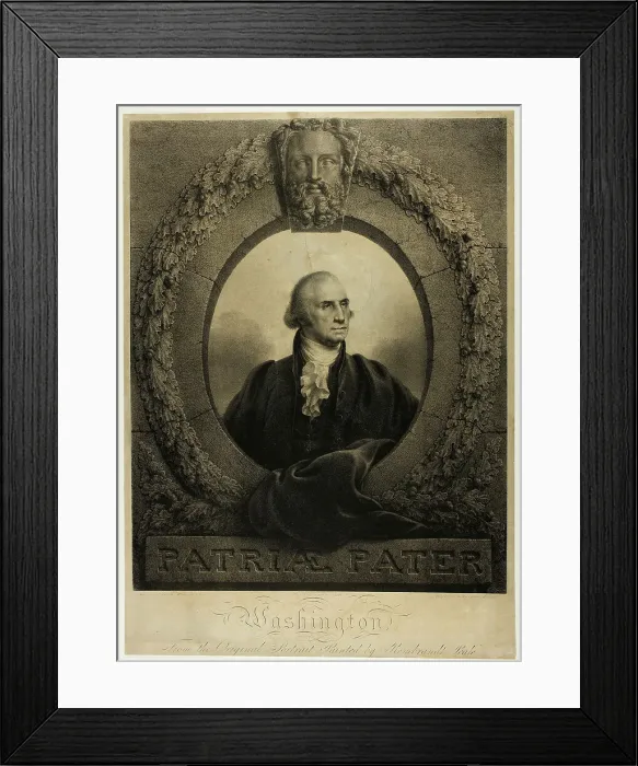 Framed Print : Washington, 1827. Creator: Rembrandt Peale Framed Print : Washington, 1827. Creator: Rembrandt Peale