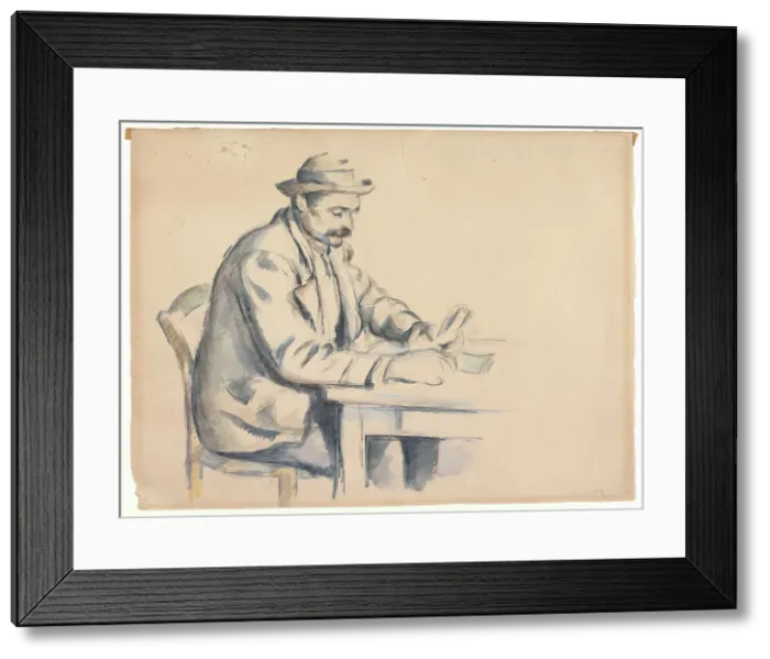 Framed Print : A Study for the Card Players, 1890–92. Creator: Paul Cezanne Framed Print : A Study for the Card Players, 1890–92. Creator: Paul Cezanne