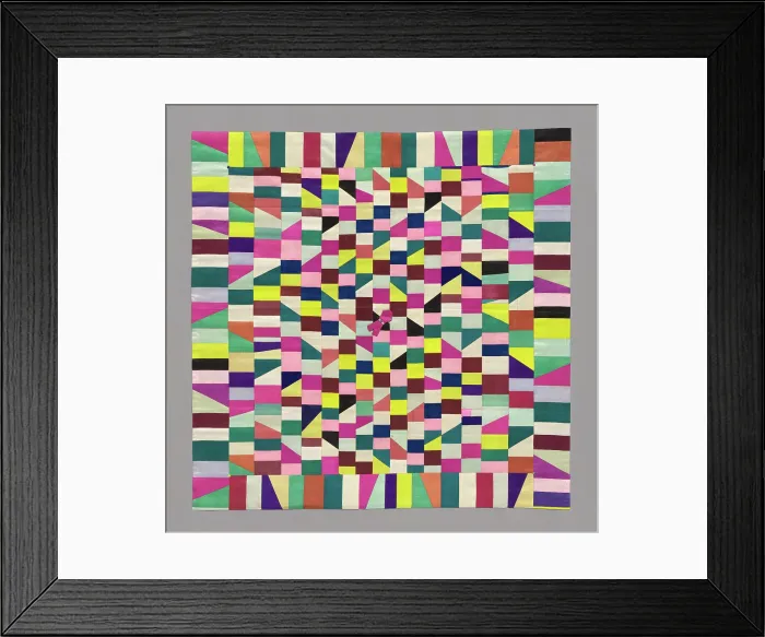 Framed Print : Wrapping Cloth, Pojagi, Korea, 19th century. Creator: Unknown Framed Print : Wrapping Cloth, Pojagi, Korea, 19th century. Creator: Unknown
