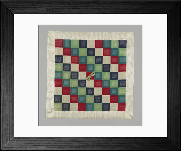 Framed Print : Wrapping Cloth (pojagi), Korea, Choson dynasty (1392-1910), 19th century. Creator: Unknown Framed Print : Wrapping Cloth (pojagi), Korea, Choson dynasty (1392-1910), 19th century. Creator: Unknown