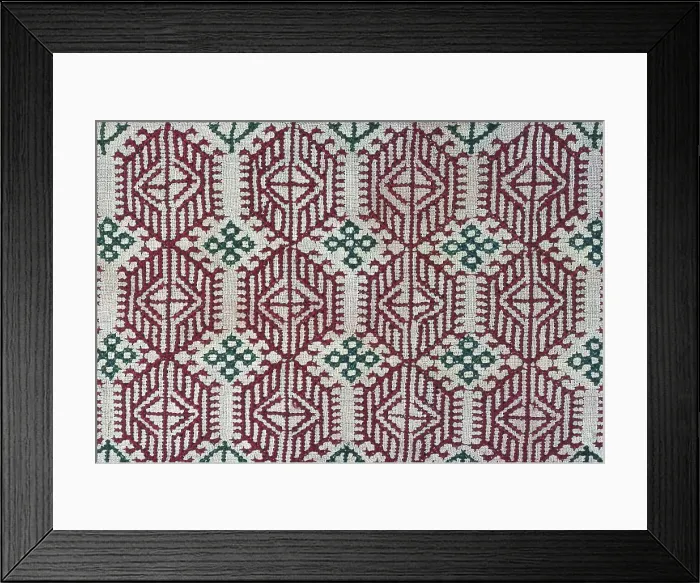 Framed Print : fragment, Morocco, 19th century. Creator: Unknown Framed Print : fragment, Morocco, 19th century. Creator: Unknown