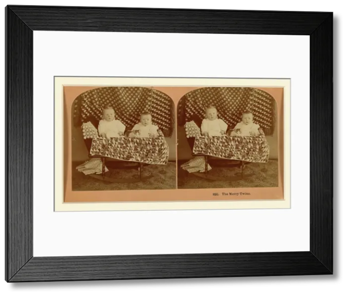 Framed Print : The Merry Twins, New Hampshire. Creator: BW Kilburn Framed Print : The Merry Twins, New Hampshire. Creator: BW Kilburn
